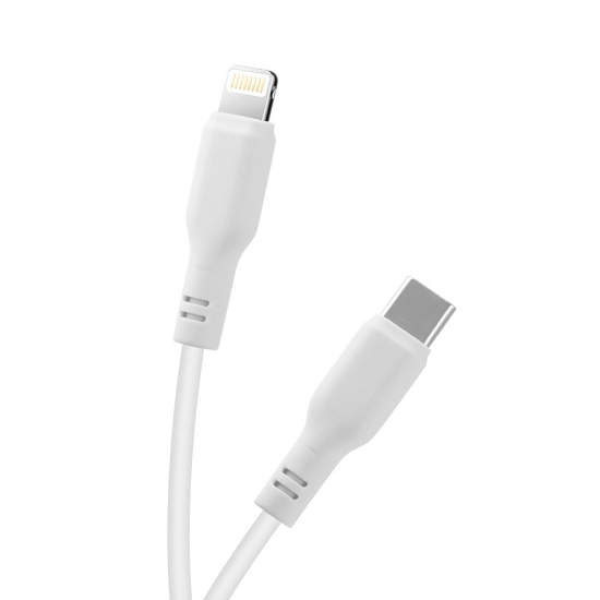 Maxlife kabel MFi MXUC-10 USB-C - Lightning 1,0 m 27W biały