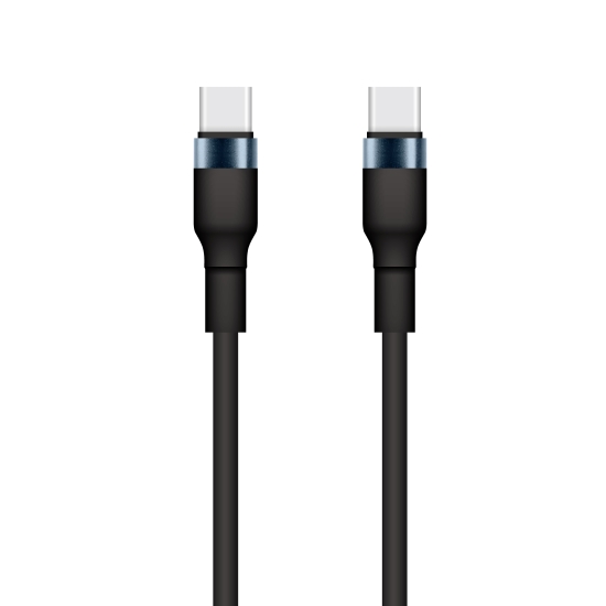 Setty kabel USB-C - USB-C 1m 3A KSC-C-131 czarny