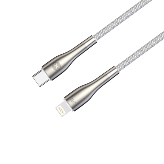 Forever kabel Sleek USB-C - Lightning 1,0 m 27W biały