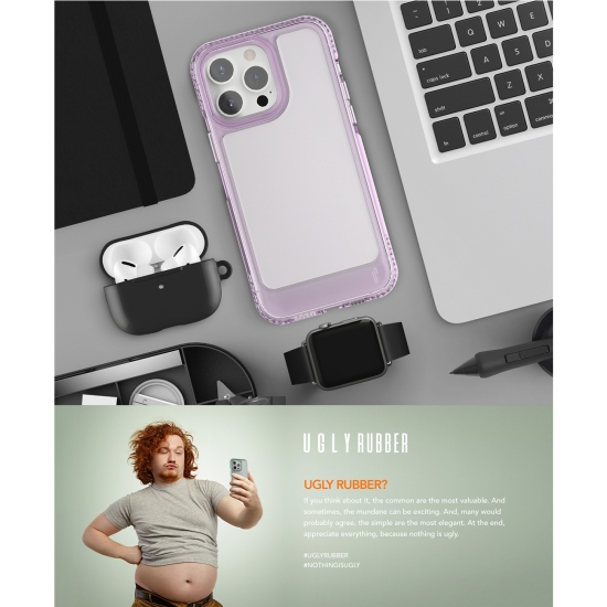 Ugly Rubber nakladka UMODEL do iPhone 15 Plus 6,7