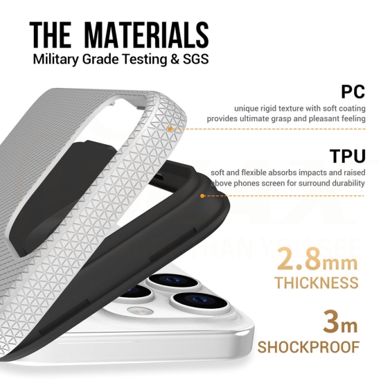 Vmax nakładka Triangle Case do Samsung Galaxy A15 4G / A15 5G srebrna