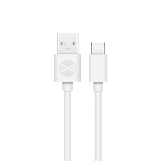 Forever kabel USB - USB-C 1,0 m 2A biały