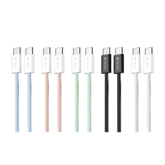 Devia kabel Smart EC325 PD USB-C - USB-C 1,0 m 60W 3A niebieski