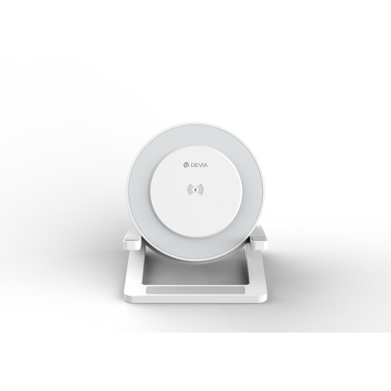 Devia głośnik Bluetooth I-M3 z wbudowaną ładowarką indukcyjną 15W i lampką