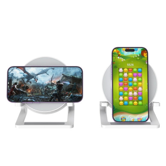 Devia głośnik Bluetooth I-M3 z wbudowaną ładowarką indukcyjną 15W i lampką