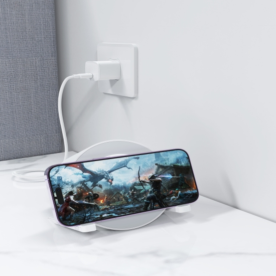 Devia głośnik Bluetooth I-M3 z wbudowaną ładowarką indukcyjną 15W i lampką