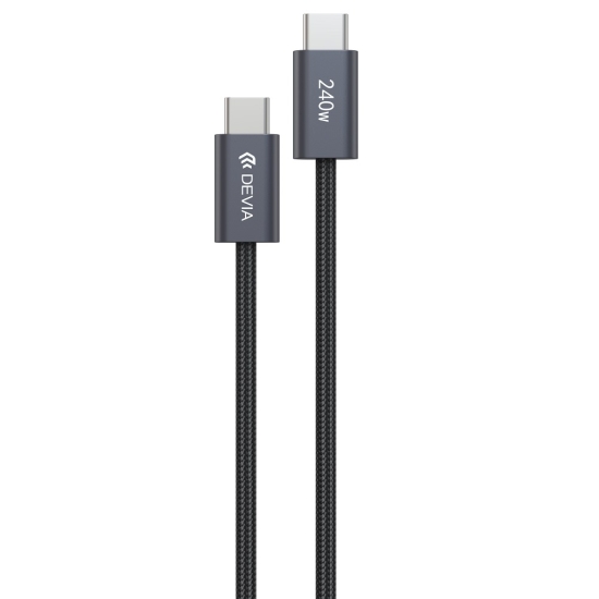 Devia kabel Extreme EC652 PD USB-C - USB-C 2,0 m 240W czarny