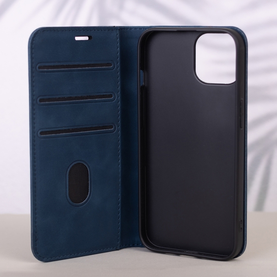 Etui Smart Suede do iPhone 11 granatowe