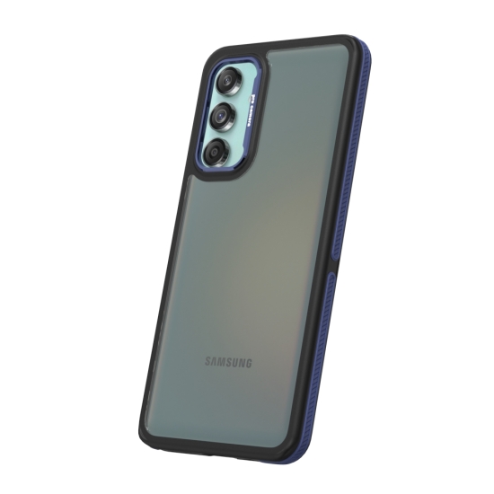Nakładka Crystal Black do Samsung Galaxy M55 5G niebieska