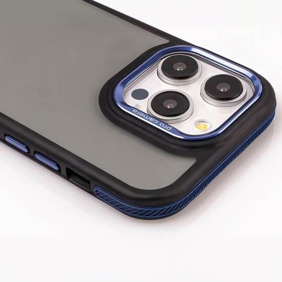 Nakładka Crystal Black do Samsung Galaxy M15 5G niebieska