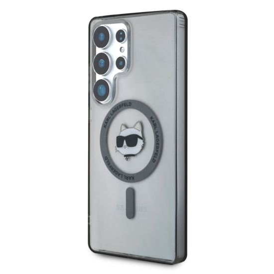 Karl Lagerfeld nakładka HC Magnetic IML Metal Choupette Head do Samsung Galaxy S25 Ultra czarna