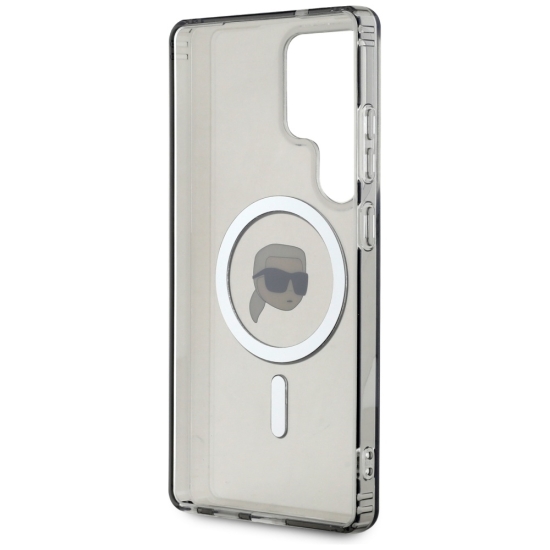 Karl Lagerfeld nakładka HC Magnetic IML Metal K. Head do Samsung Galaxy S25 Ultra czarna