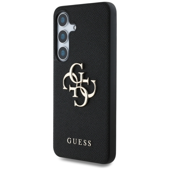 Guess nakładka HC PU Grained Big 4G and Classic Logo do Samsung Galaxy S25 Plus czarna
