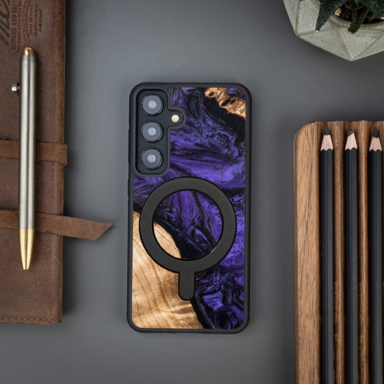Bewood nakładka Unique do Samsung Galaxy A55 5G Violet z MagSafe