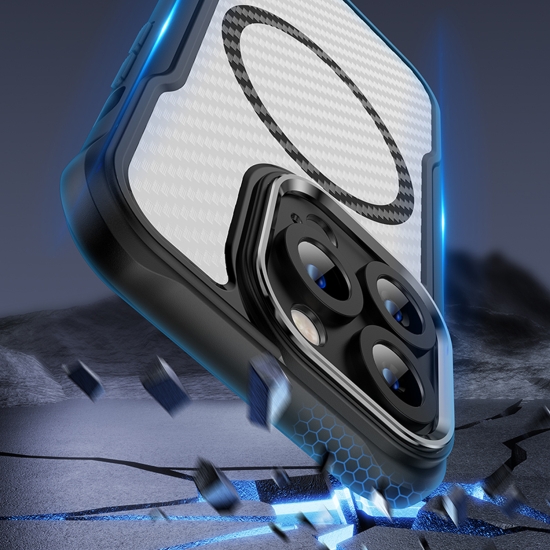 Nakładka Defender Carbon Mag do iPhone 15 Pro Max 6,7