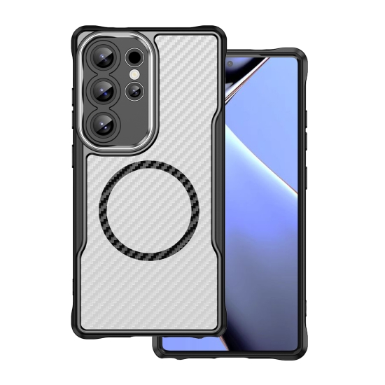 Nakładka Defender Carbon Mag do Samsung Galaxy S25 Ultra czarna