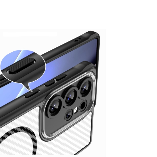 Nakładka Defender Carbon Mag do Samsung Galaxy S25 Ultra czarna