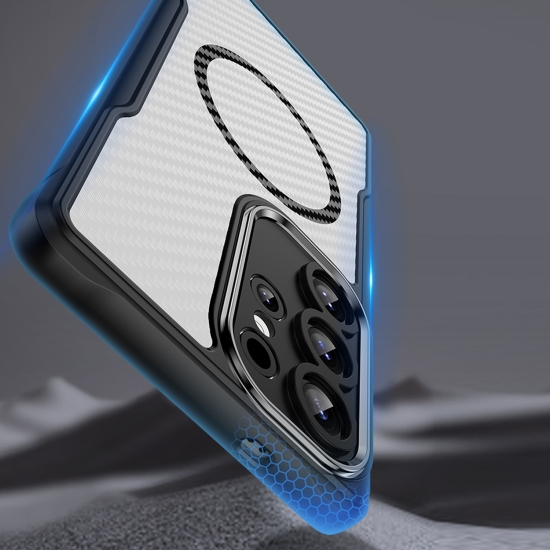 Nakładka Defender Carbon Mag do Samsung Galaxy S25 Ultra czarna