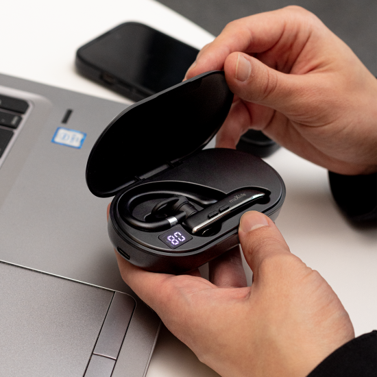 Maxlife zestaw słuchawkowy Bluetooth MXBH-01 z etui ładującym