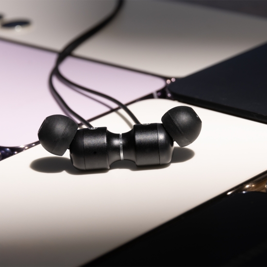 Forever słuchawki przewodowe EP-01 dokanałowe jack 3,5mm czarne