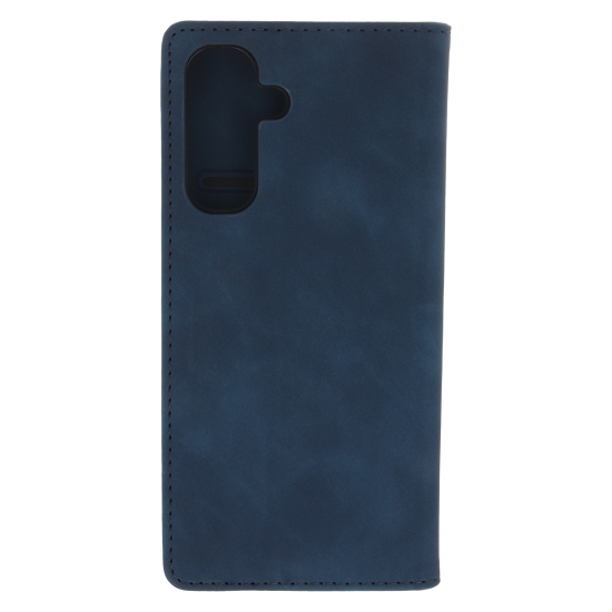 Etui Smart Suede do Samsung Galaxy A26 5G granatowe