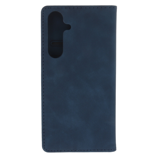 Etui Smart Suede do Samsung Galaxy S25 Plus granatowe