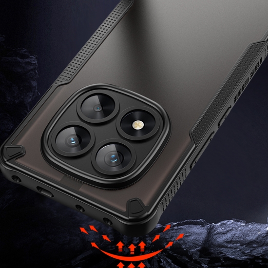 Nakładka Defender Matt do Xiaomi Redmi Note 14 Pro 5G (Global) czarna