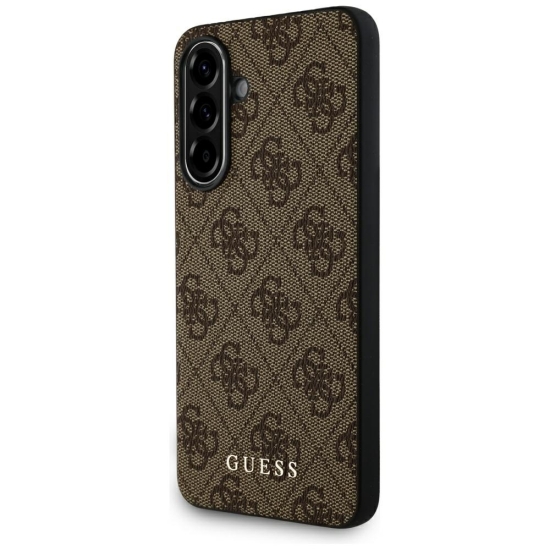 Guess Nakładka HC PU 4G Classic do Samsung Galaxy A56 Brązowa