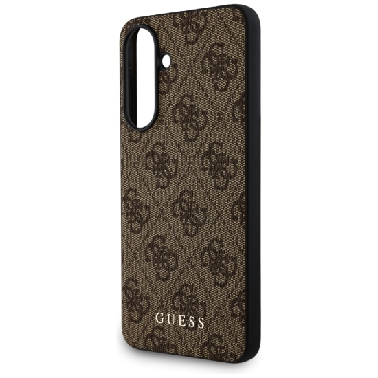 Guess Nakładka HC PU 4G Classic do Samsung Galaxy A56 Brązowa