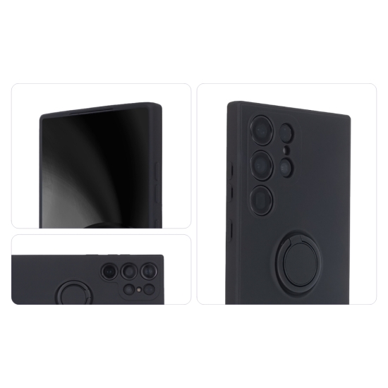 Nakładka Finger Ring do Samsung Galaxy S23 Plus czarna