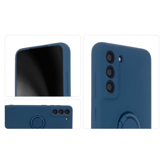 Nakładka Finger Ring do Samsung Galaxy S21 FE niebieska