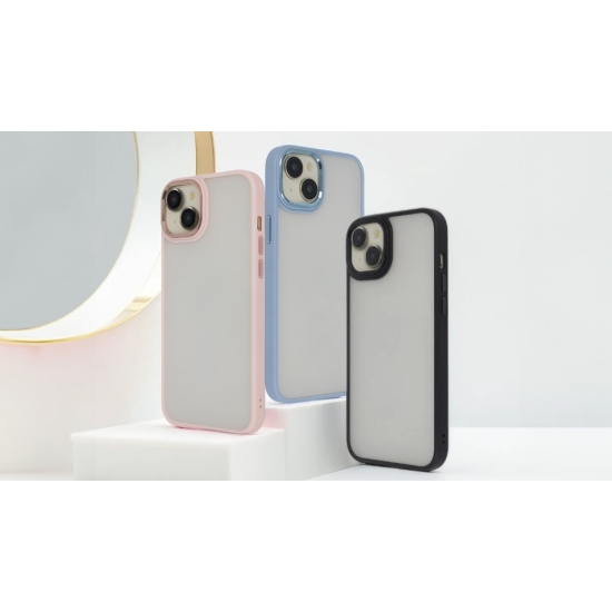 Nakładka Satin Elegant Matt do Samsung Galaxy S22 Plus różowa