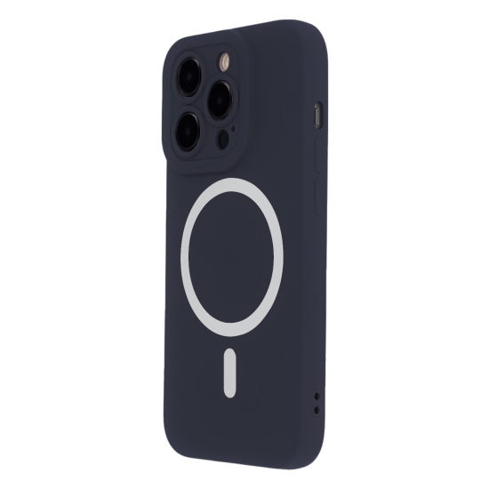 Nakładka Silicon Soft Mag do iPhone 13 6,1" ciemnoniebieska