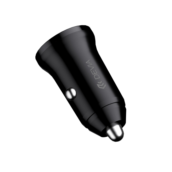 Devia ładowarka samochodowa Smart Mini PD QC 3.0 30W 1x USB 1x USB-C biała