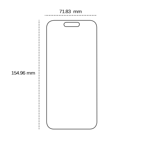 Szkło hartowane 2,5D do iPhone 16 Plus 6,7