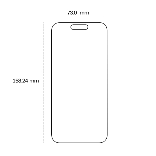 Szkło hartowane 2,5D do iPhone 16 Pro Max / 17 Pro Max