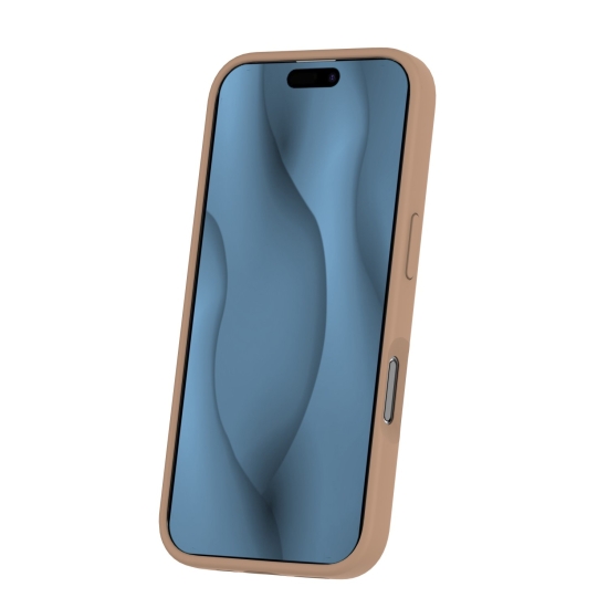 Nakładka Silicone Thin Mag do iPhone 16e brązowa
