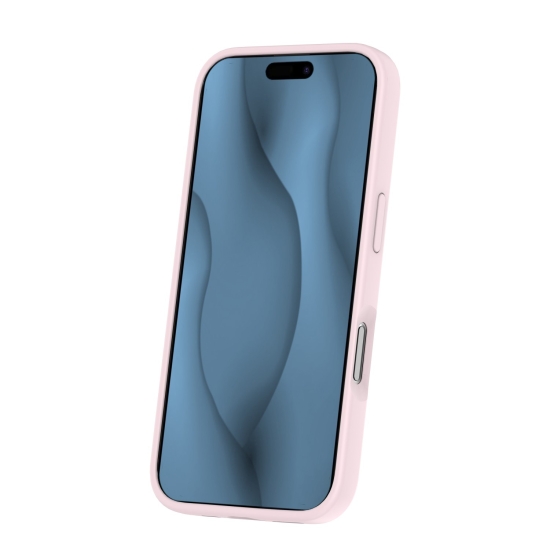 Nakładka Silicone Thin Mag do iPhone 16e jasnoróżowa