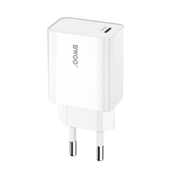 BWOO ładowarka sieciowa 20W CDA226 QC 1x USB-C biała