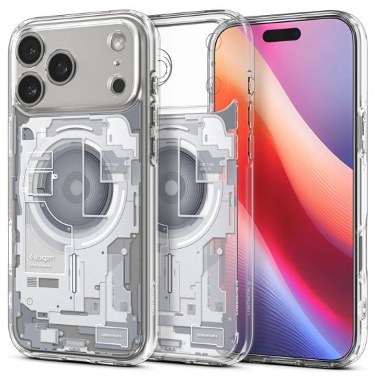 Spigen nakładka Ultra Hybrid Mag Magsafe do iPhone 17 Pro Max Zero One biała