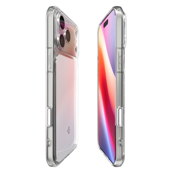 Spigen nakładka Ultra Hybrid ”T” Mag Magsafe do iPhone 17 Pro Max Clear/biała