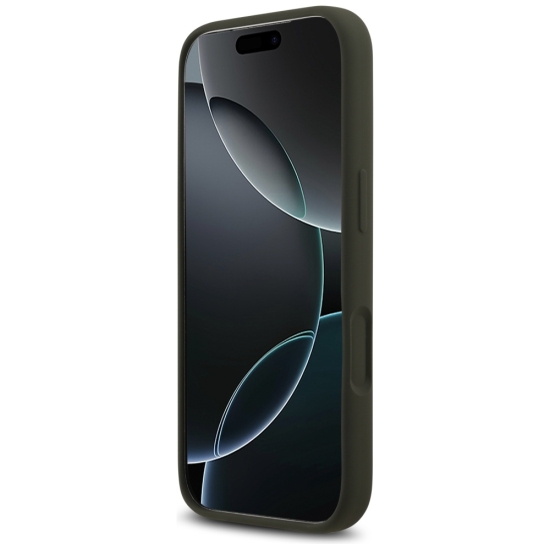 Guess nakładka Silicone Big 4G Script do iPhone 17 Pro khaki