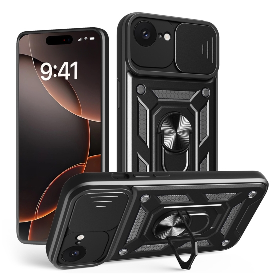 Nakładka Defender Slide do iPhone 16e czarna