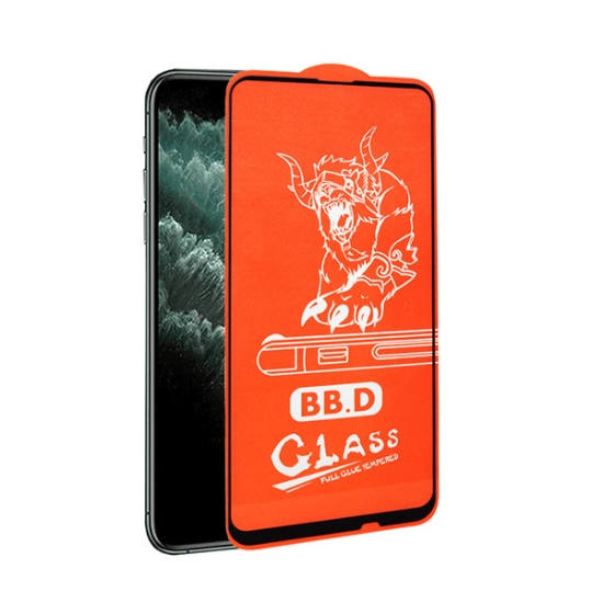 Somostel Szkło hartowane 9D Do Iphone X xs 11pro 9H Czarny BB.D 0,33mm